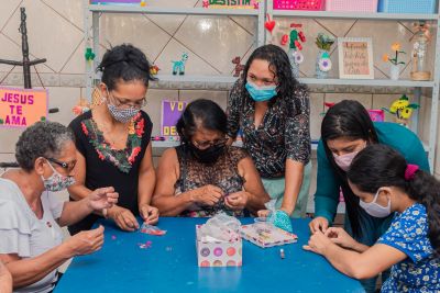 notícia: Oficinas de artesanato do CAPS geram bons resultados para usuários 