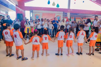 notícia: Prefeitura de Benevides entregou para a população o CMEI Jardim das Juritis 