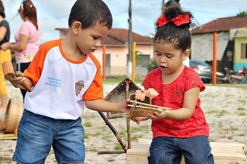 notícia: Semana Mundial do Brincar movimenta crianças da Rede Municipal de Ensino de Benevides