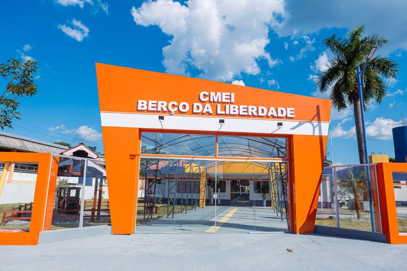 notícia: Benevides recebe o novo CMEI Berço da Liberdade, integralmente revitalizado e ampliado
