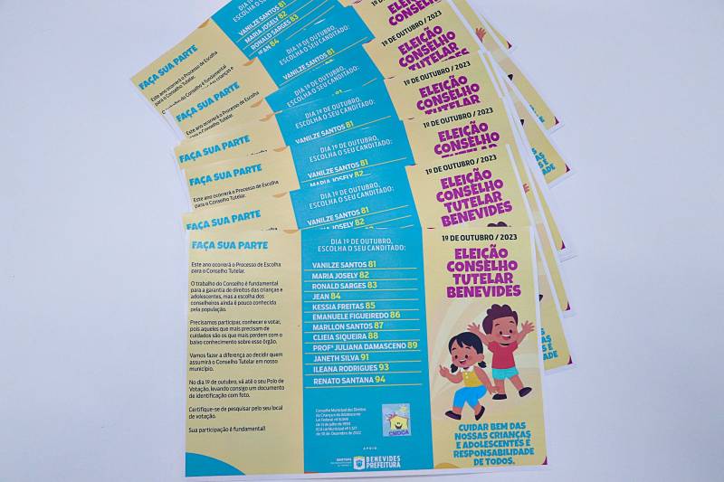 notícia: Candidatos apresentam seus nomes para compor o Conselho Tutelar de Benevides 