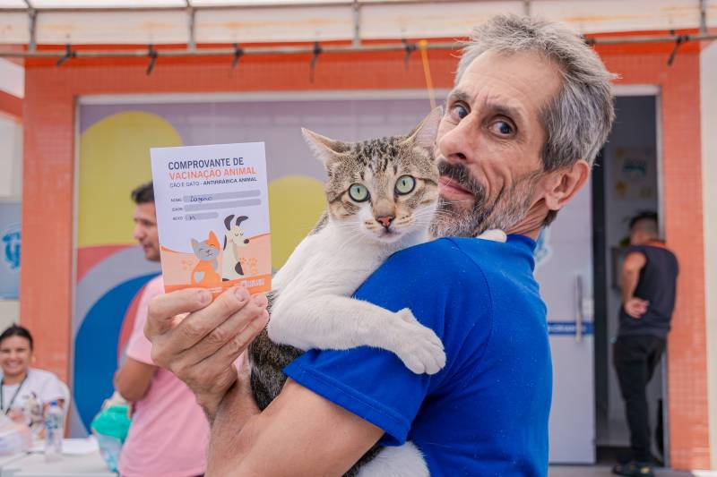 notícia: Benevides se mobiliza contra a raiva no Dia D de Vacinação Antirrábica 